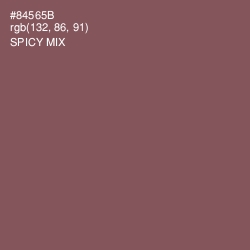#84565B - Spicy Mix Color Image
